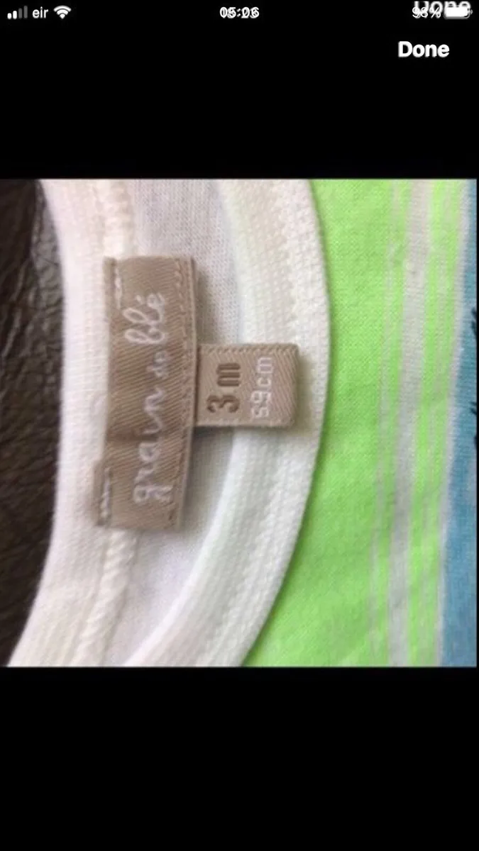 Boys BNWT teeshirt 3/6 mths €3 - Image 3