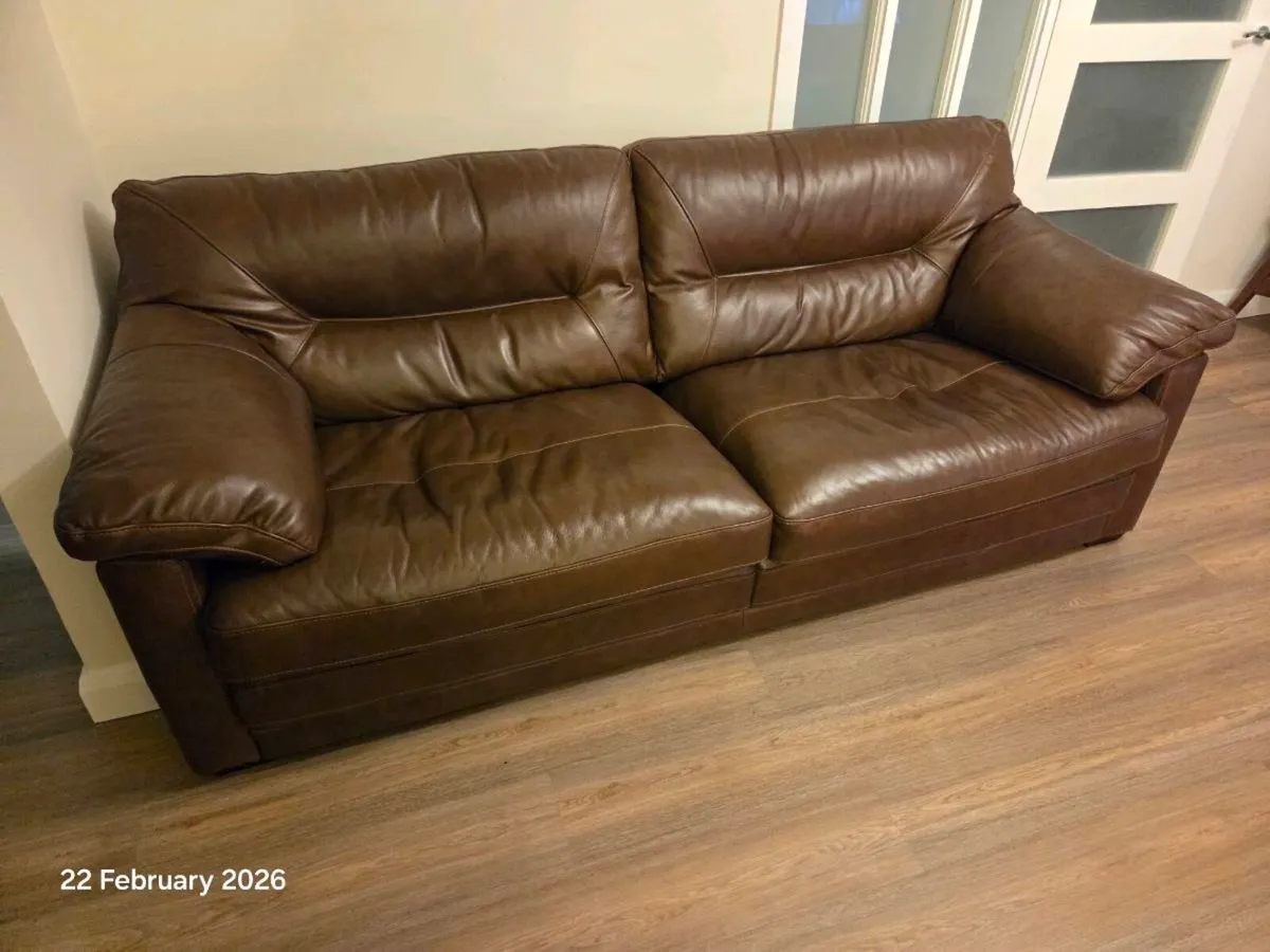 Leather Sofa - Image 4