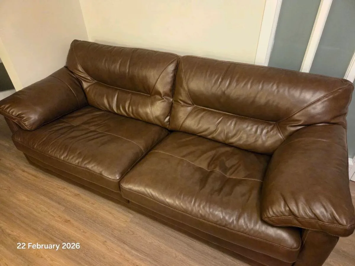Leather Sofa - Image 2