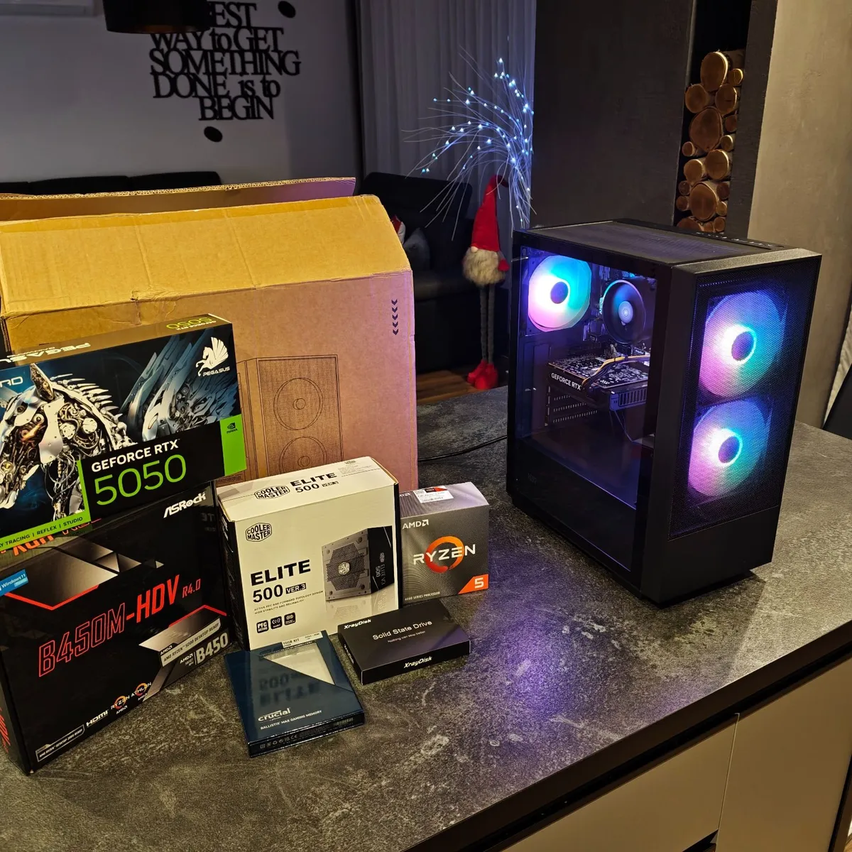 PC Gaming Ryzen 5, RTX 5050 8GB, 16GB RAM - Image 2