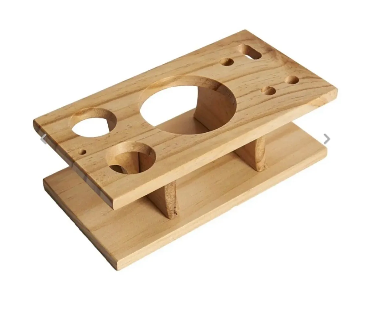 NEW 10 Piece Cocktail Maker Set with Wooden Stand - Image 4