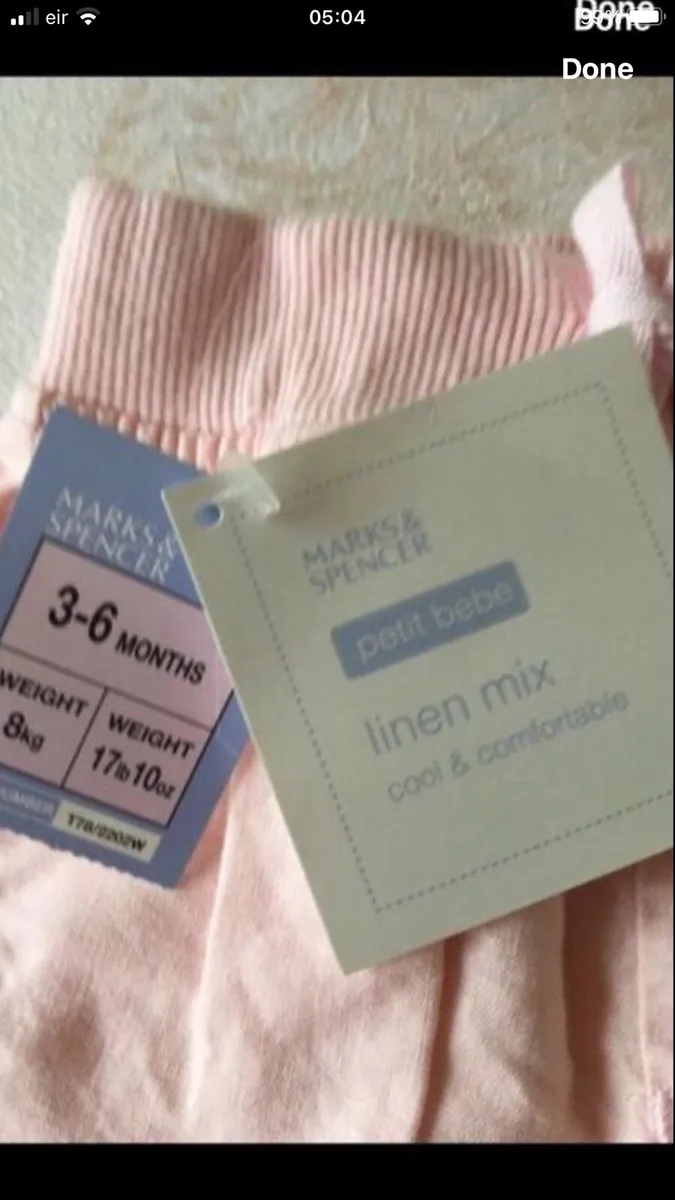 Girls BNWT N&s trousers 3/6 mths €5 - Image 3