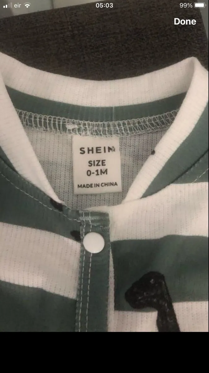 Boys new all in one suit 0/2 mths €3 - Image 3