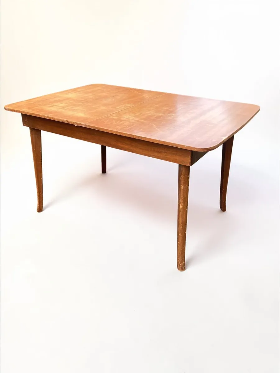 Mid Century Dining Table - Extending - Image 4