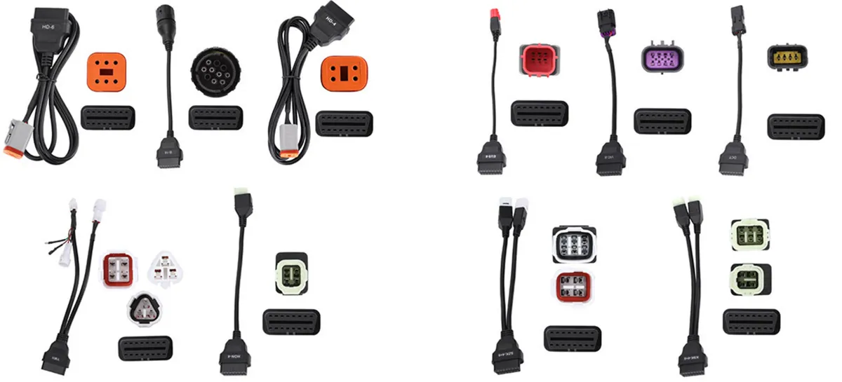 Launch Motorcycle Kit cables set - Image 2