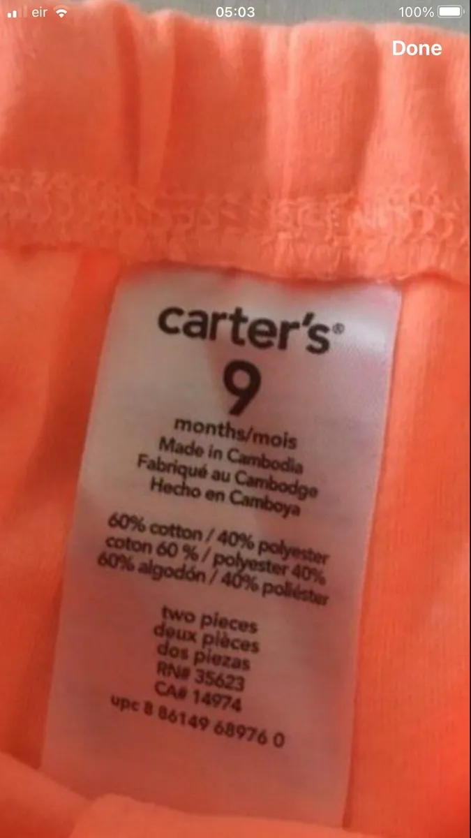 Girls new bottoms 9/12 mths €3 - Image 2