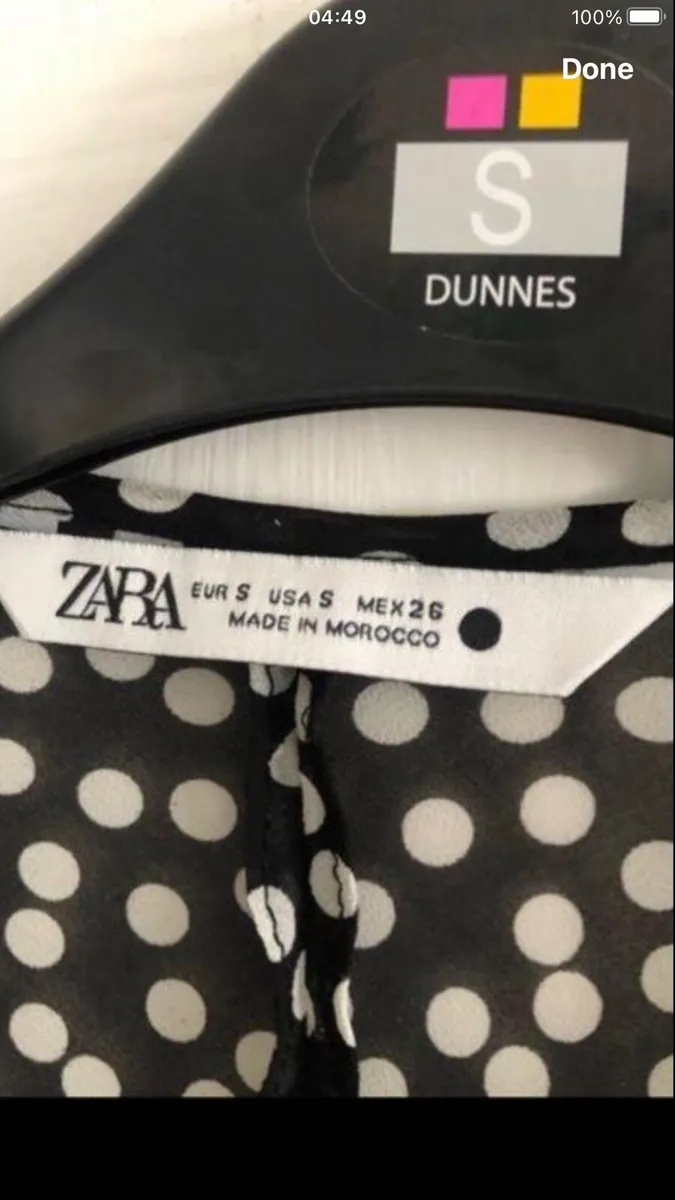 Ladies zara long jacket size S €10 - Image 3