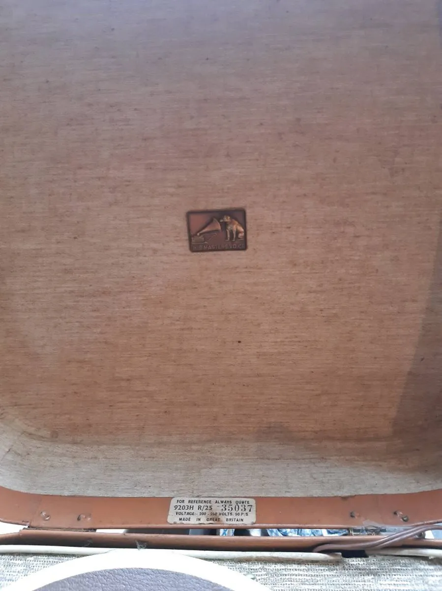 HMV portable record player - Image 3