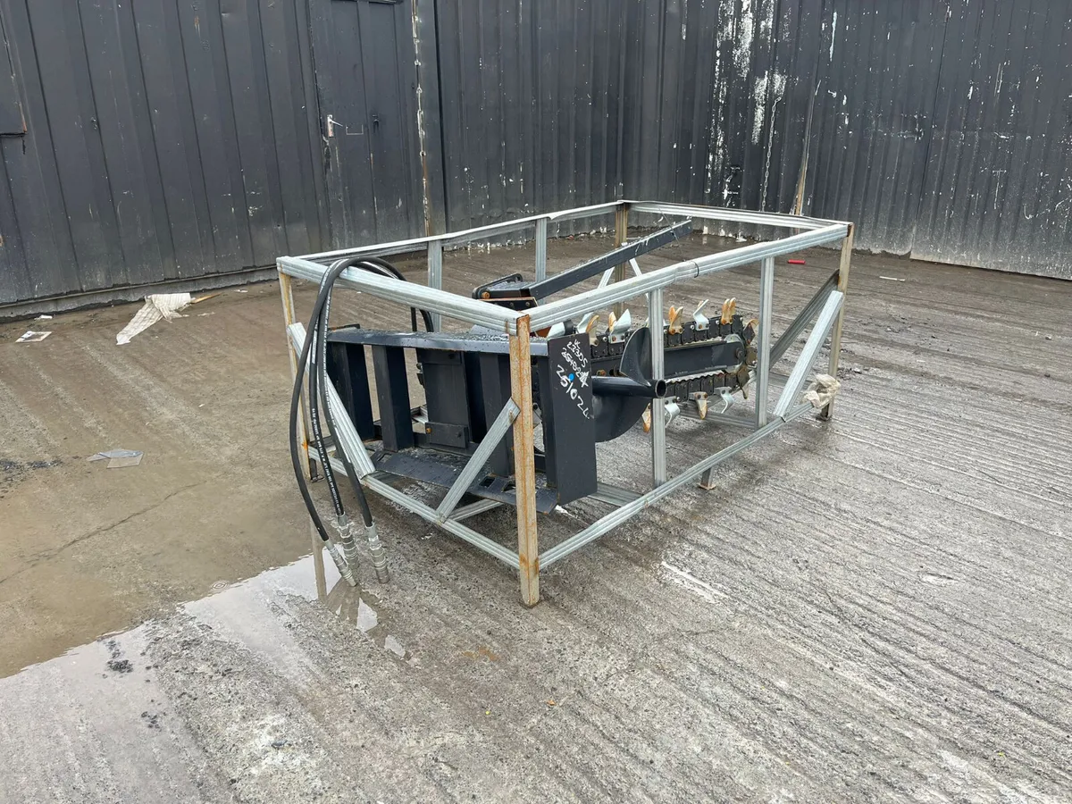 Castronix Hydraulic Trencher – To Suit Skid Steer - Image 1