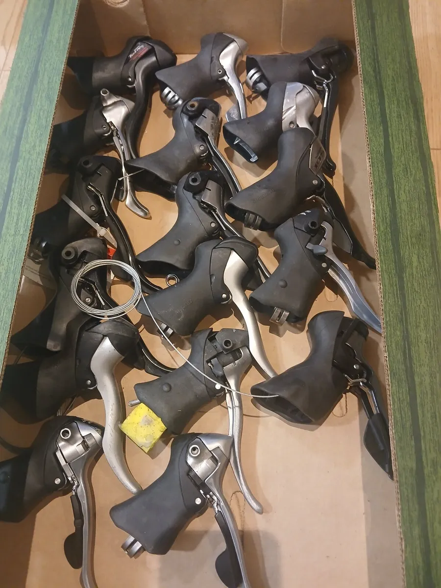 SHIMANO ROAD BIKE GEAR BRAKE SHIFTERS - Image 1
