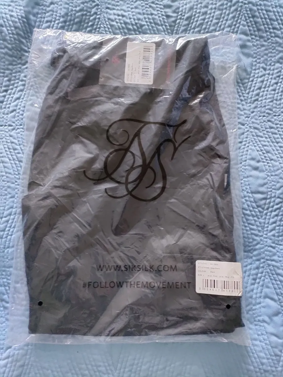 SikSilk X Steve Aoki Cargo shorts L New - Image 4