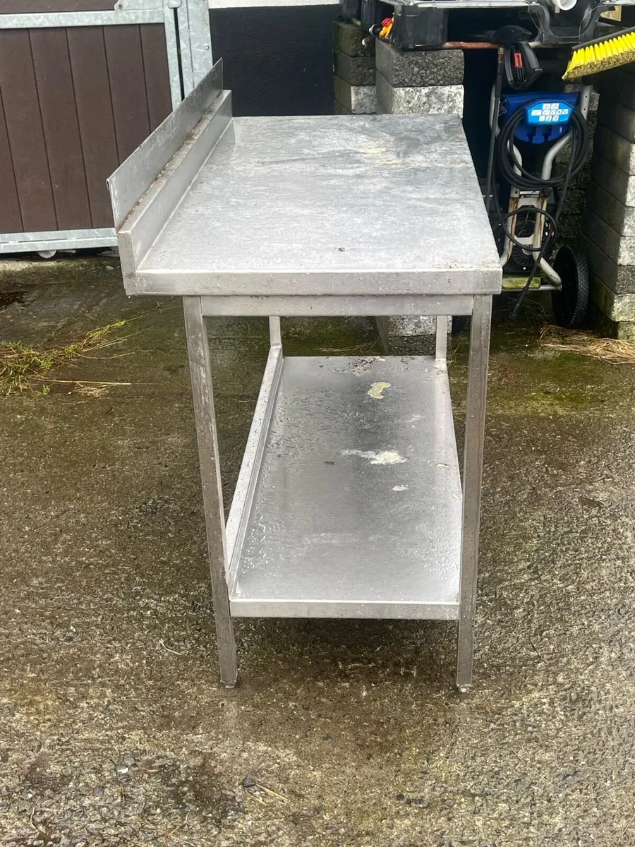 Stainless steel table - Image 2
