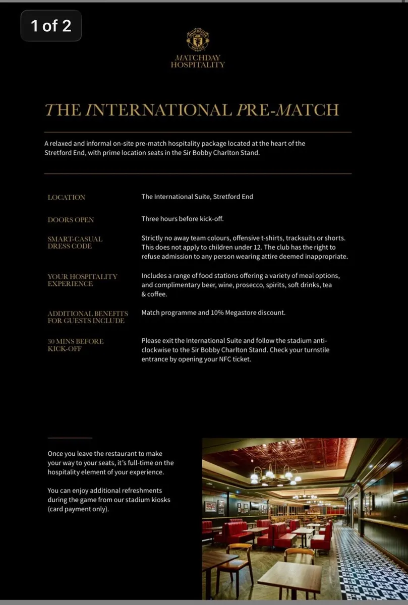 Man Utd v Crystal Palace 1st of March - Image 3