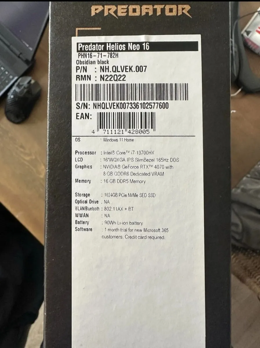 Acer Predator Helios Neo 16-inch 4070 QHD 2k - Image 3