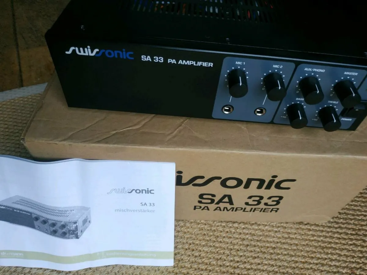 Swissonic P.A. amplifier, 'as new' - Image 1