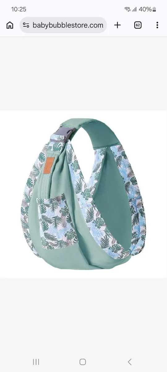 Baby sling wrap carrier - Image 1