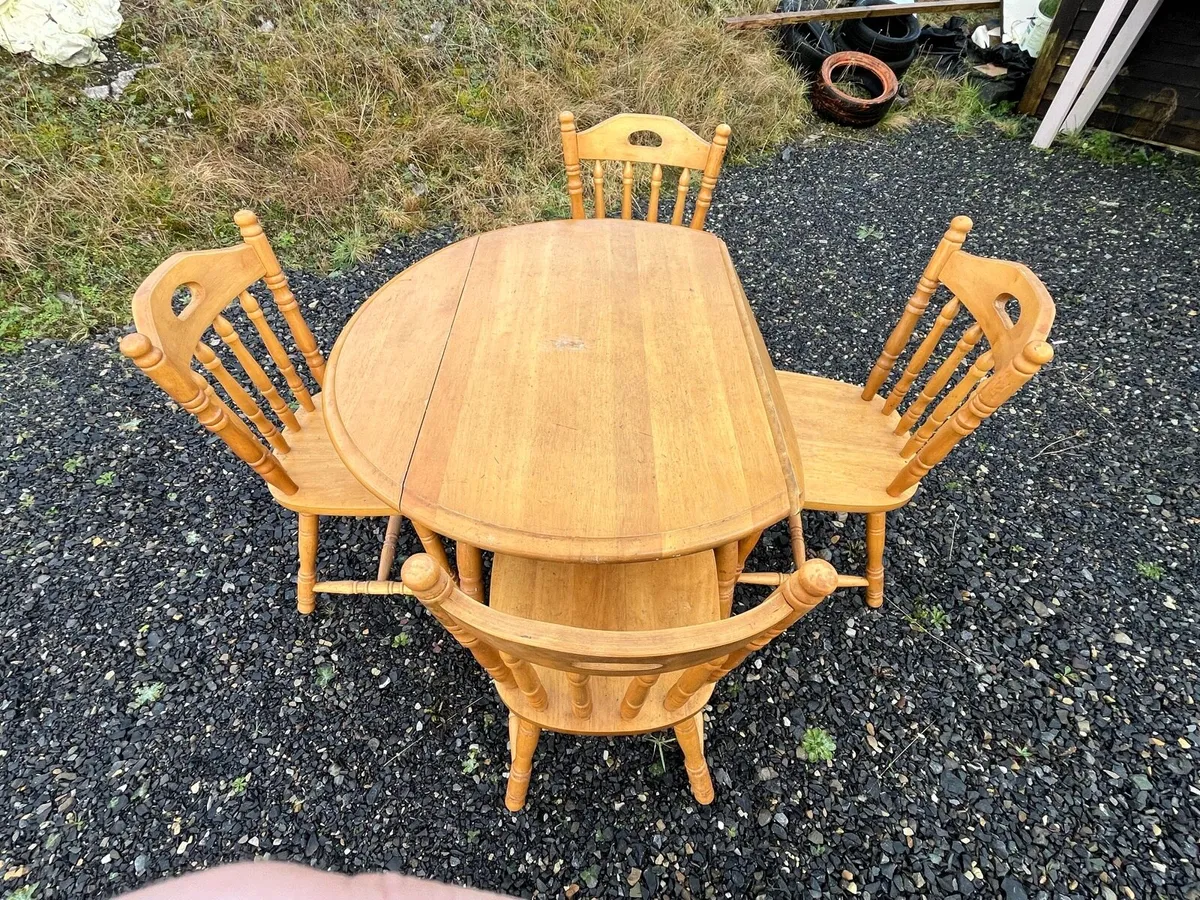 Two sets of tables and chairs for sale - Image 2