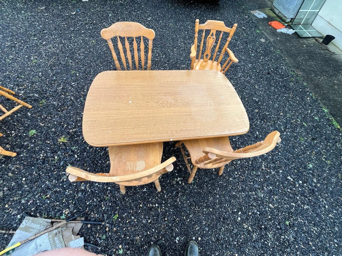 Two sets of tables and chairs for sale - Image 3