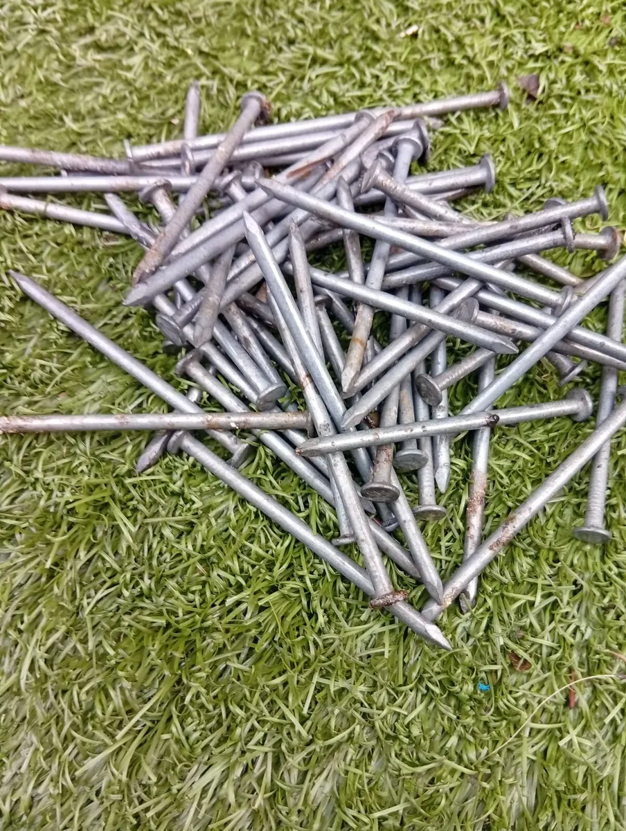 New Galvanised Rust Resistant Round Building Nails - Image 2