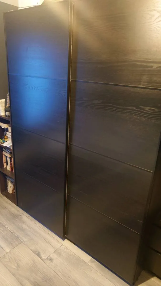 Ikea wardrobe with sliding doors - Image 1