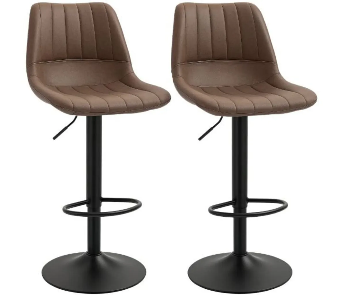 Retro-style 2-Pack Bar Stools - Image 3