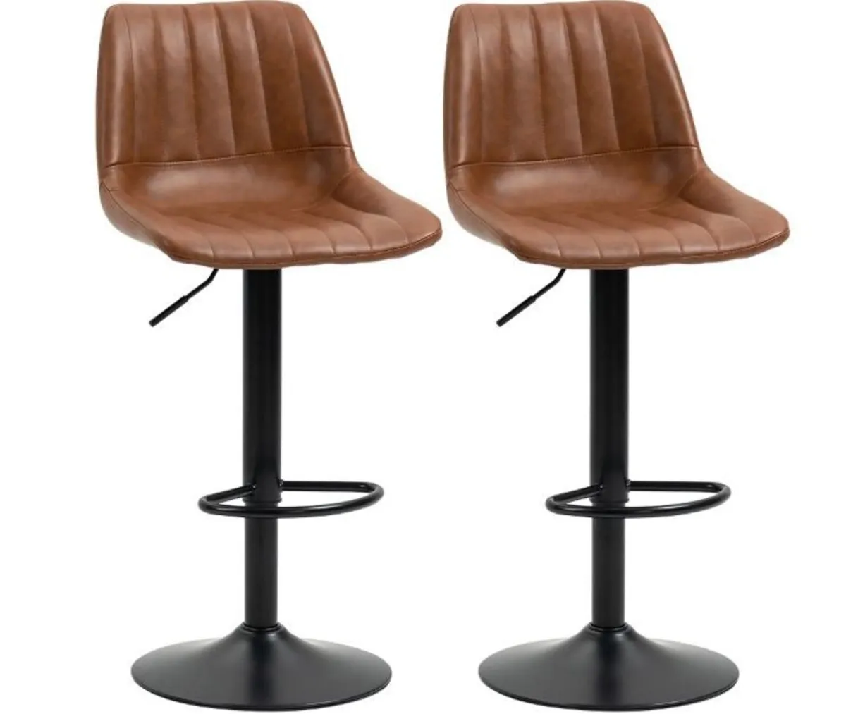 Retro-style 2-Pack Bar Stools - Image 4