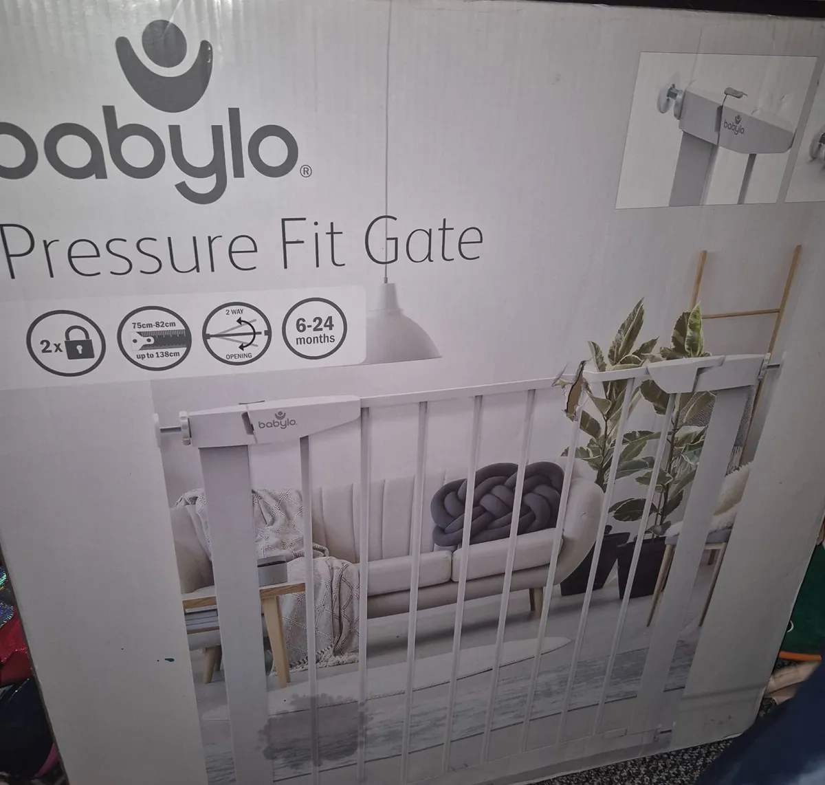 Babylo Pressure Fit Baby Gate - Image 3