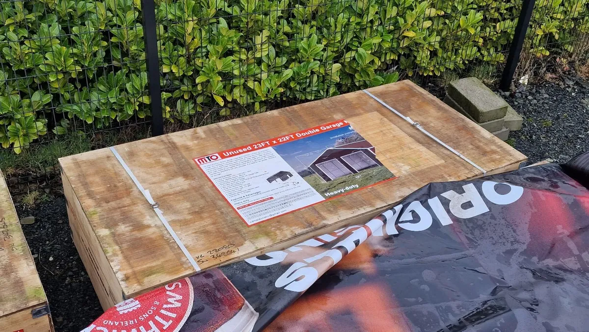 22ftx23ft Steel Double Garage Shed - Image 3