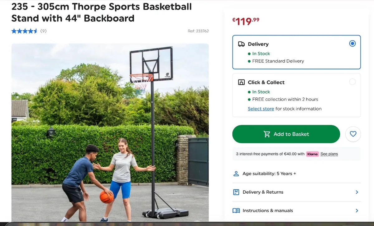 Basket Ball Stand - Image 1