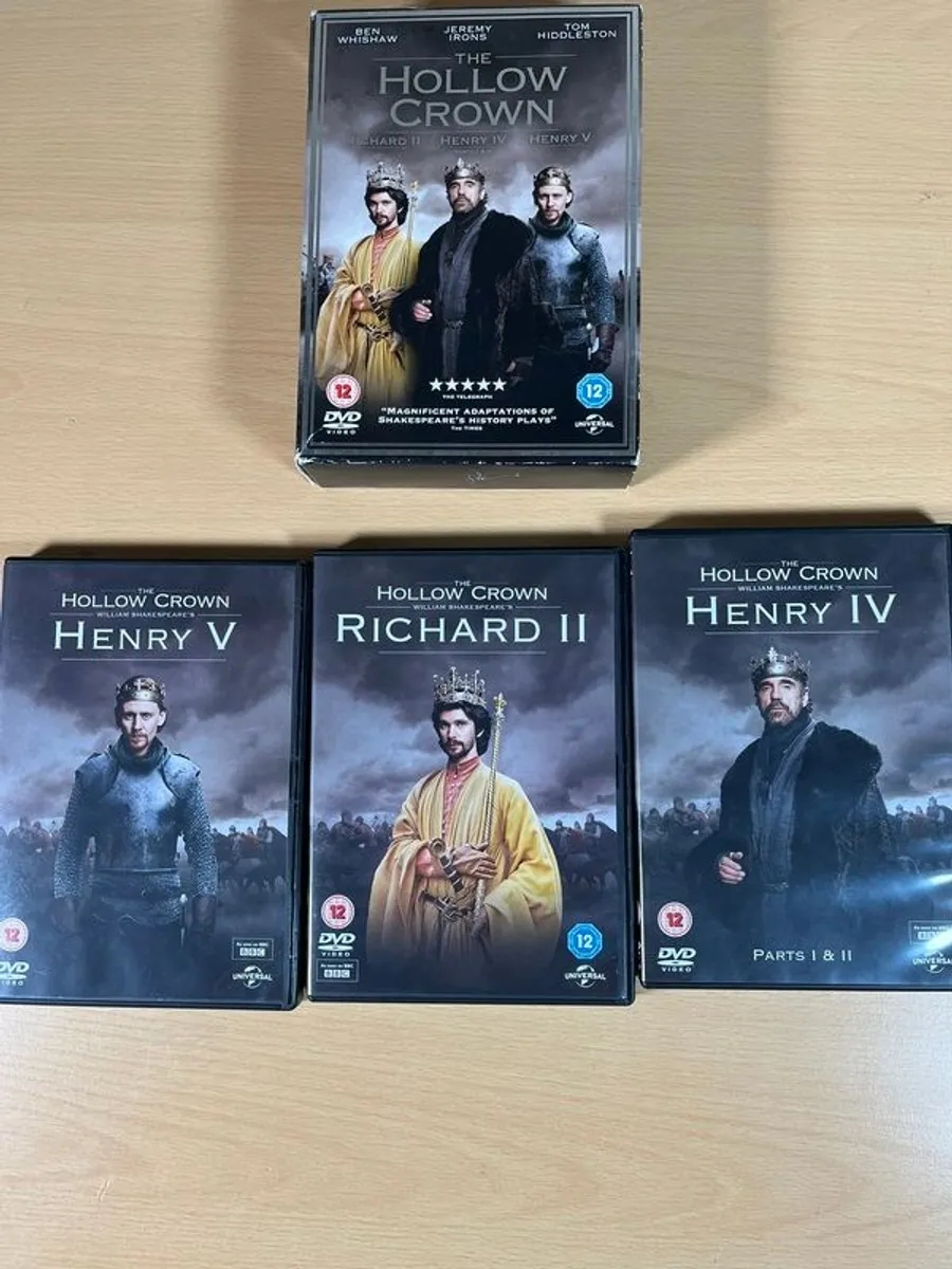 The Hollow Crown - TV Mini Series [DVD] - 4 Disc Set - Image 1