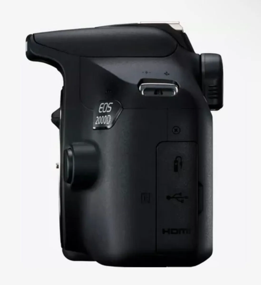 Canon EOS DSLR 2000D Camera Body, Black - Image 3