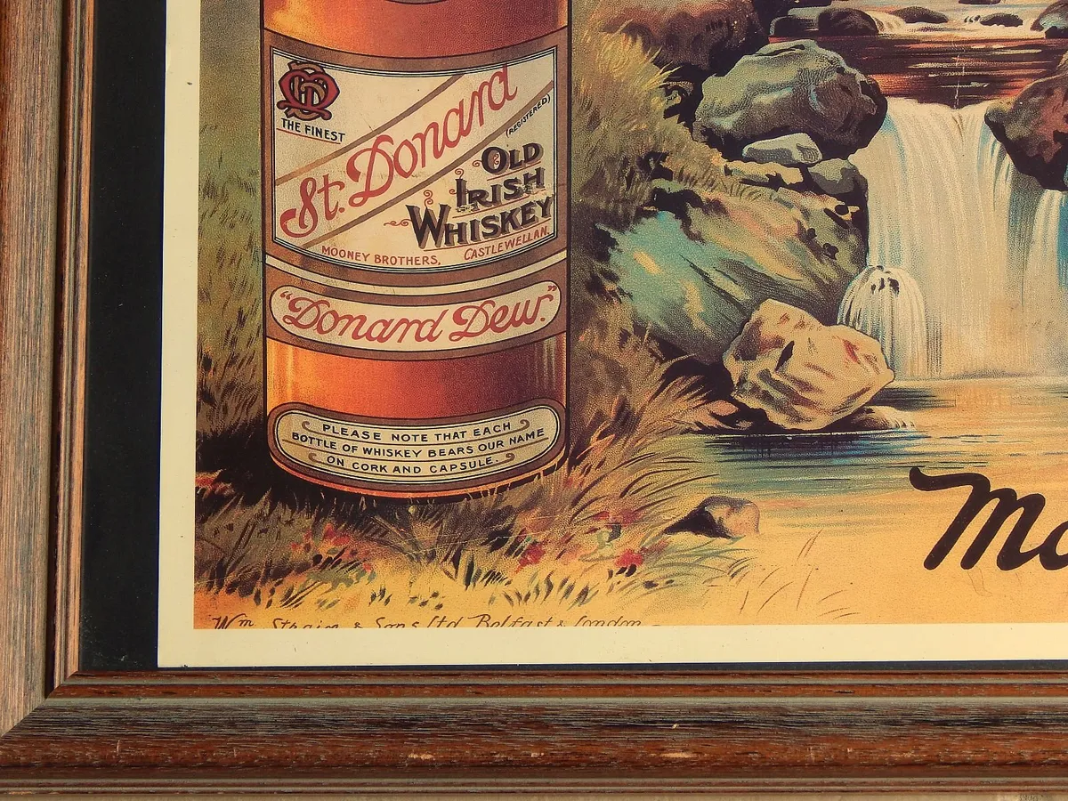 Large Vintage Donard Dew Whiskey Advertising Print - Image 2