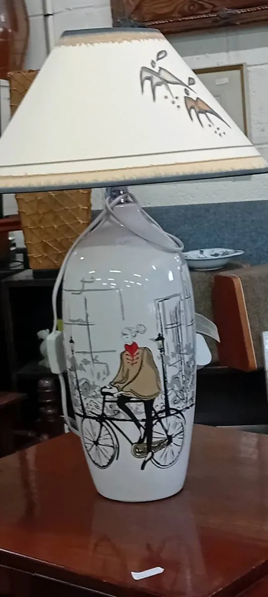 Paul Costello Bicycle Table Lamp