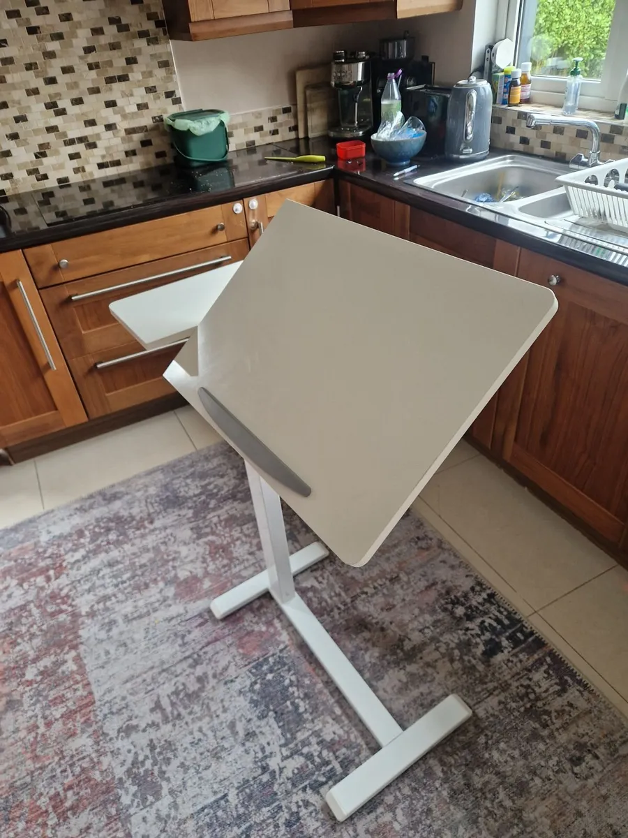 Compact Adjustable Height Desk with Tilt - Image 4