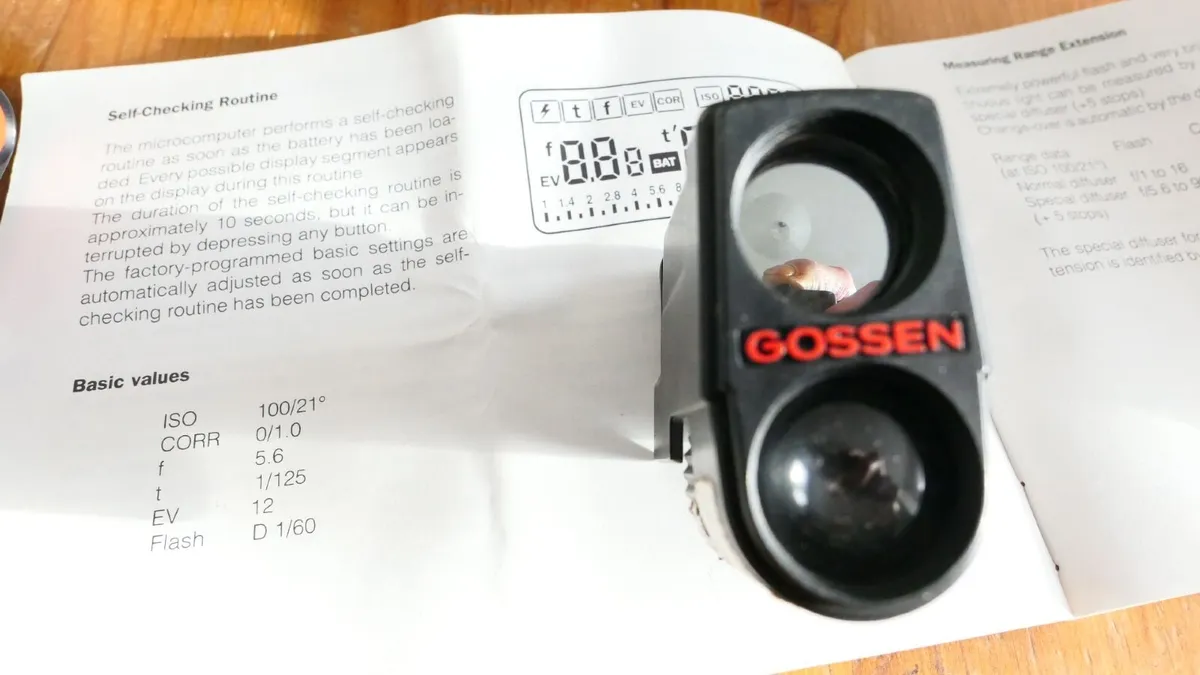GOSSEN VARIOSIX F LIGHT METER - Image 4