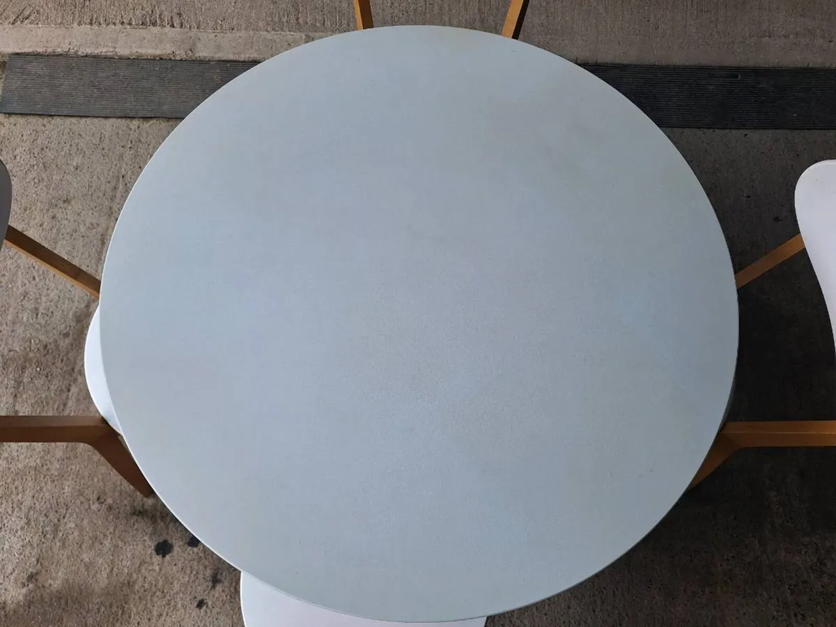 Round Dining Table with 4 Chairs (DELIVERY) - Image 3