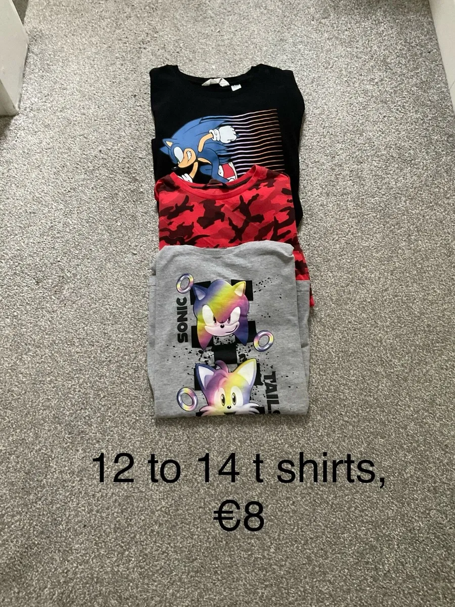 Boys 12 to 14 t shirts