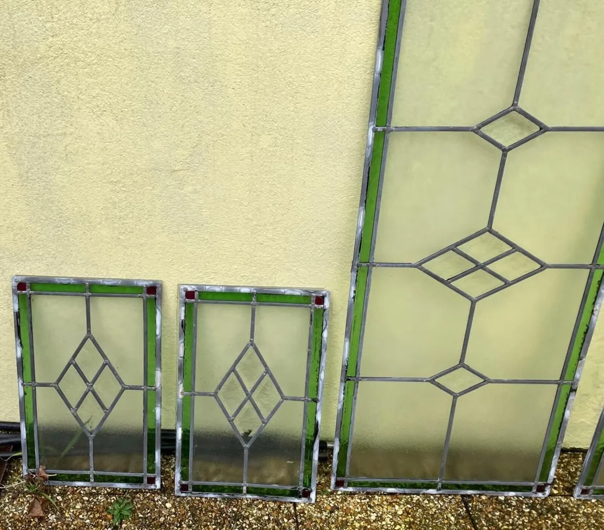 Leaded stained door glass - Image 3