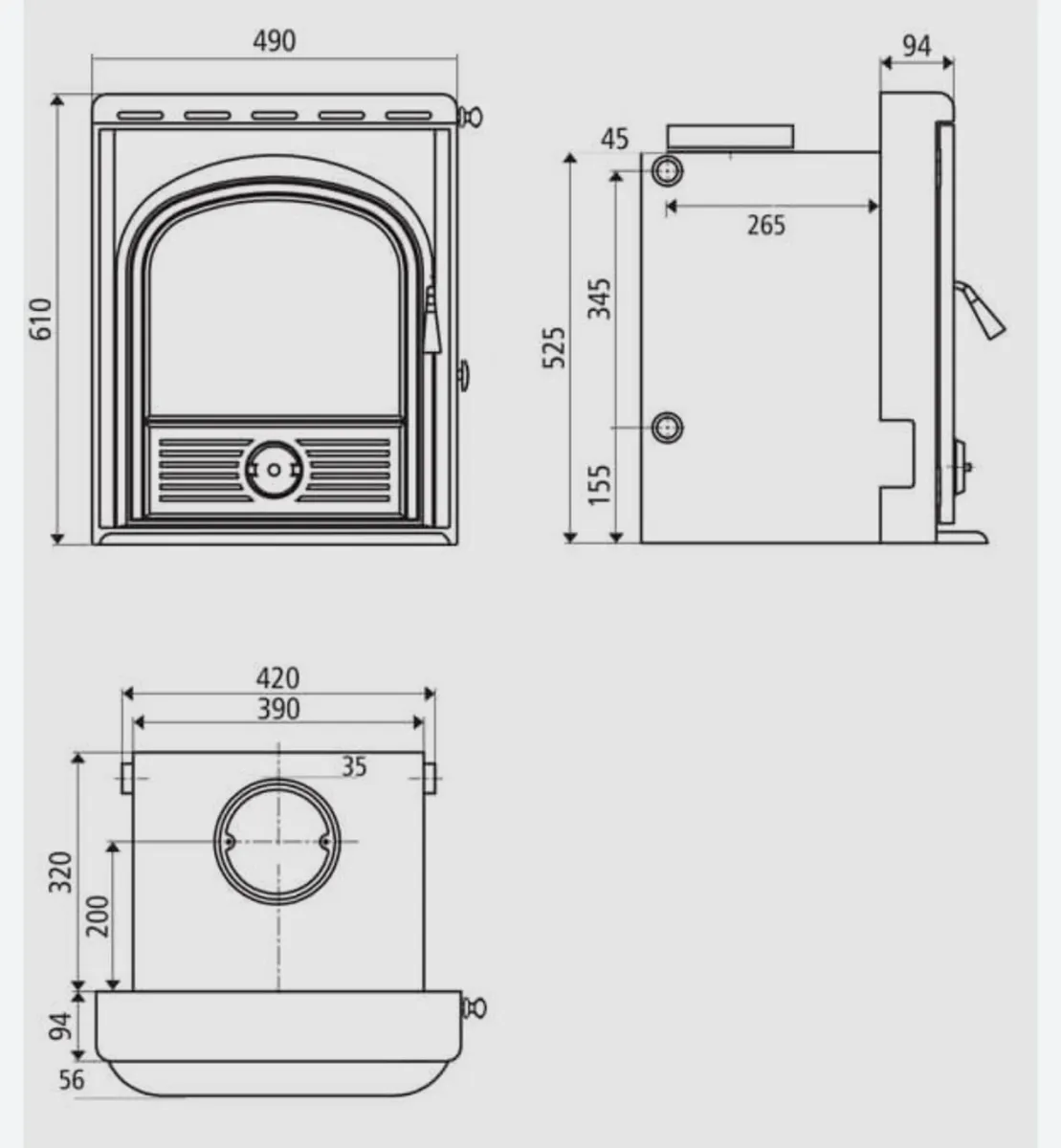 Insert stove - Image 2