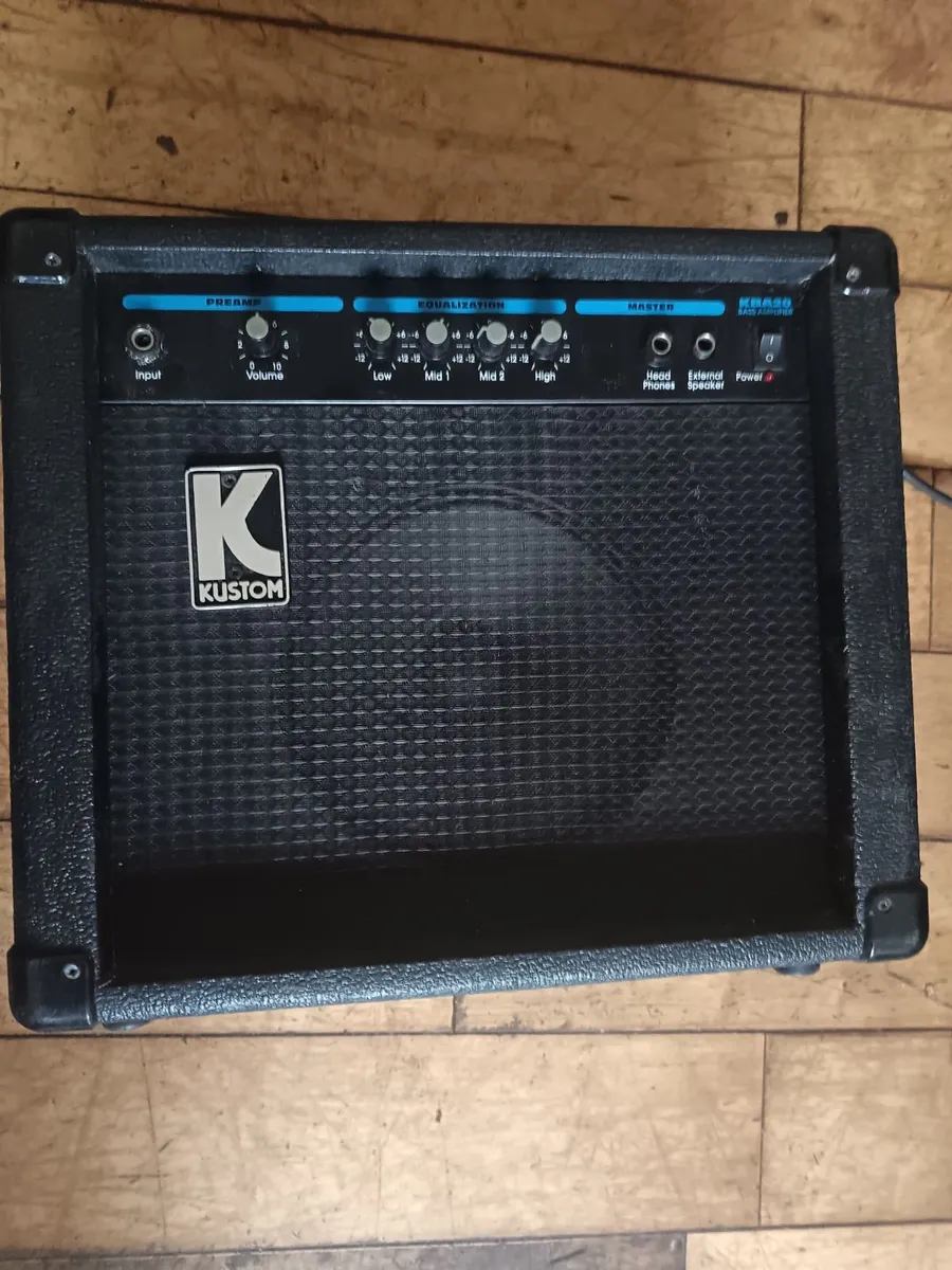 Bass amp,. Kustom Model. - Image 1