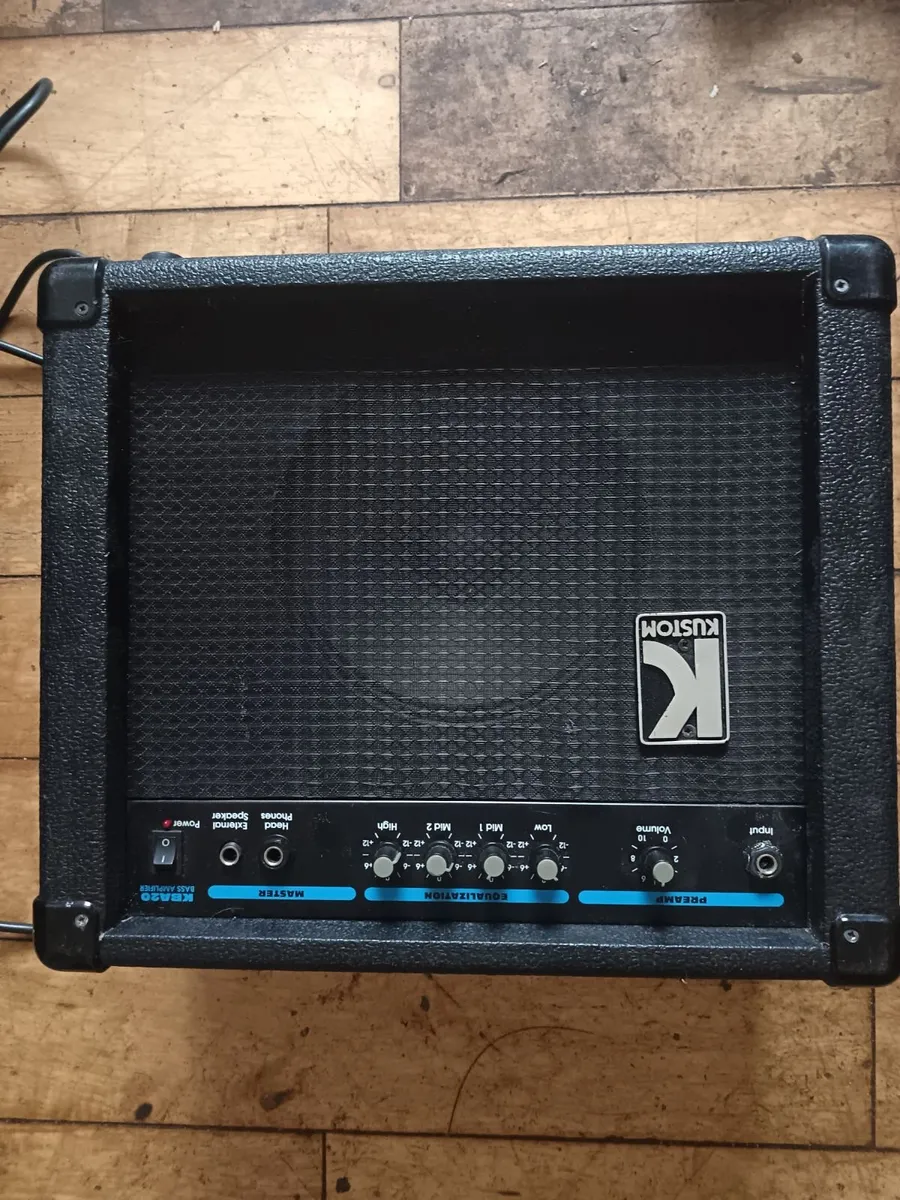 Bass amp,. Kustom Model. - Image 2