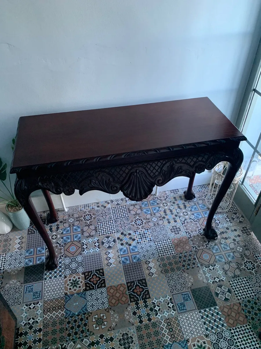 Mahogany side table - Image 2