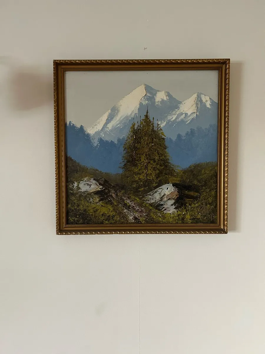 3 Beautiful painting painted with a Knife - Image 3