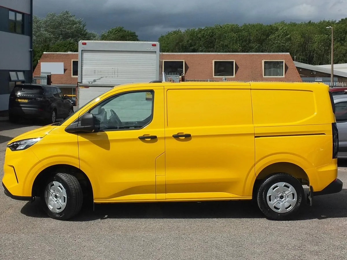 2025 Yellow Ford Transit Custom Manual Panel Van - Image 1