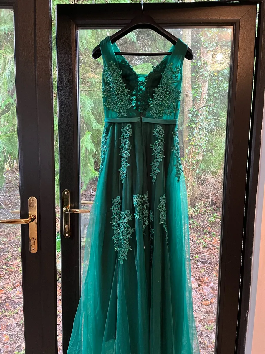 Graduation Dress Emerald green - Image 1