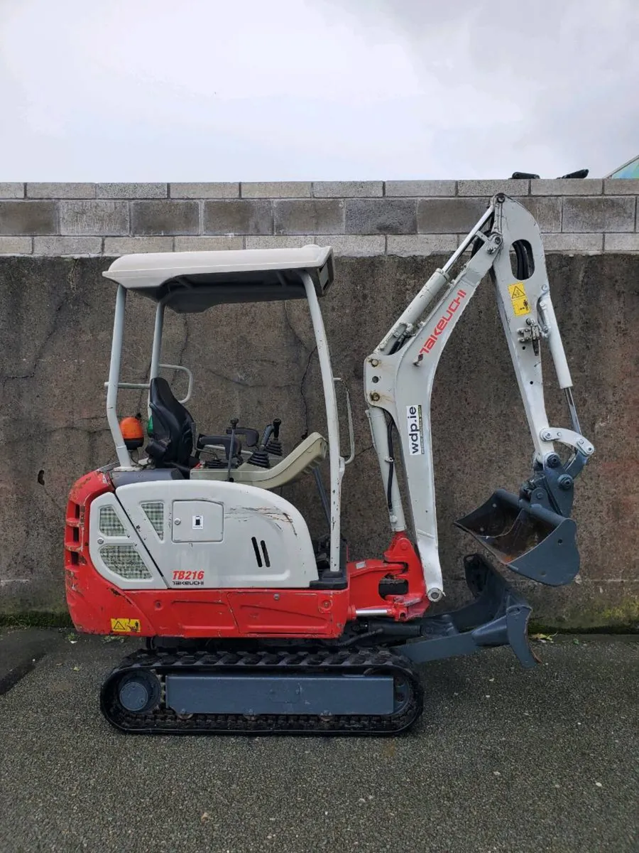 Takeuchi tb216 mini digger - Image 1