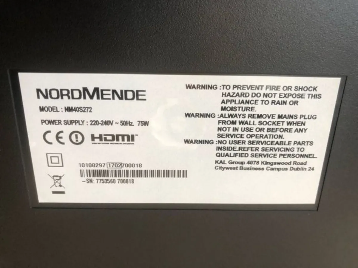 40" Tv stand Nordmende - Image 2