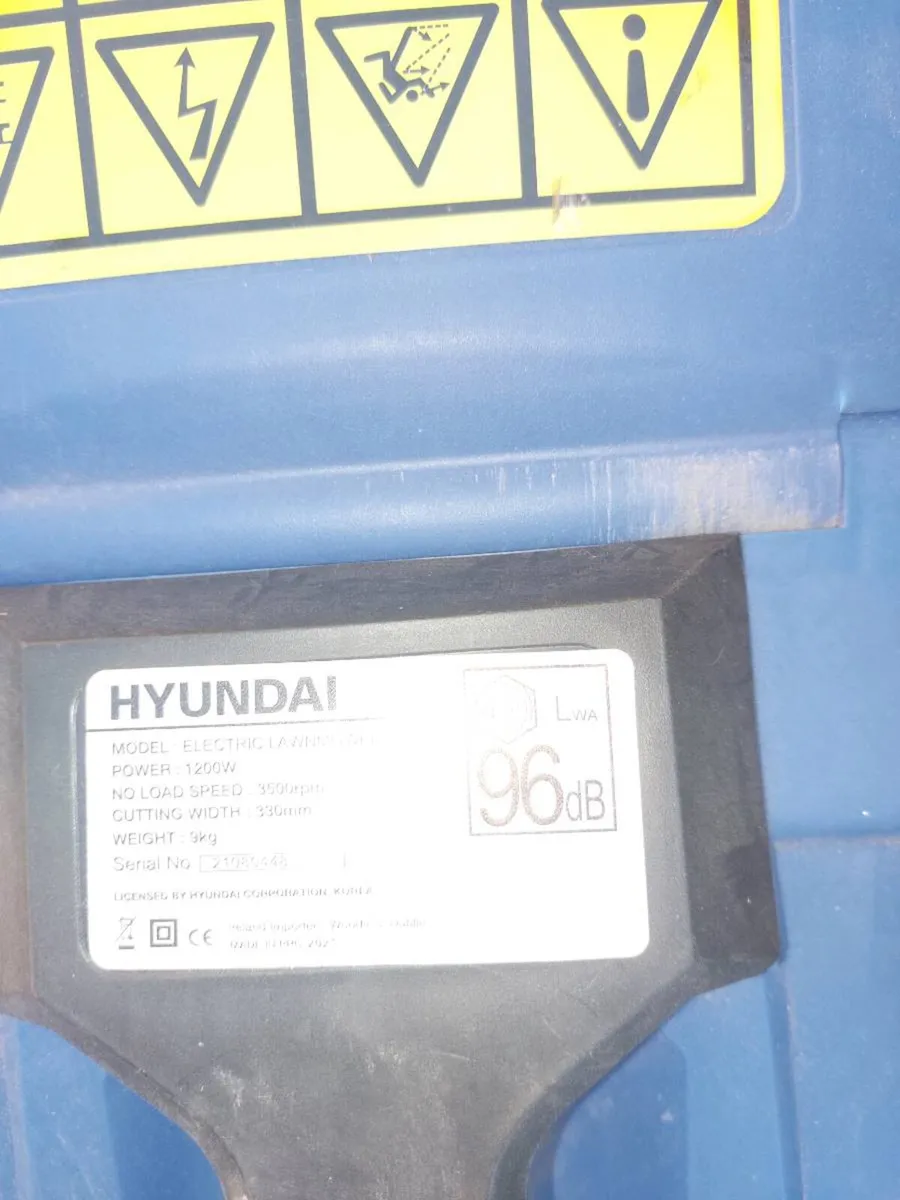 Hyundai Electric lawnmower - Image 3