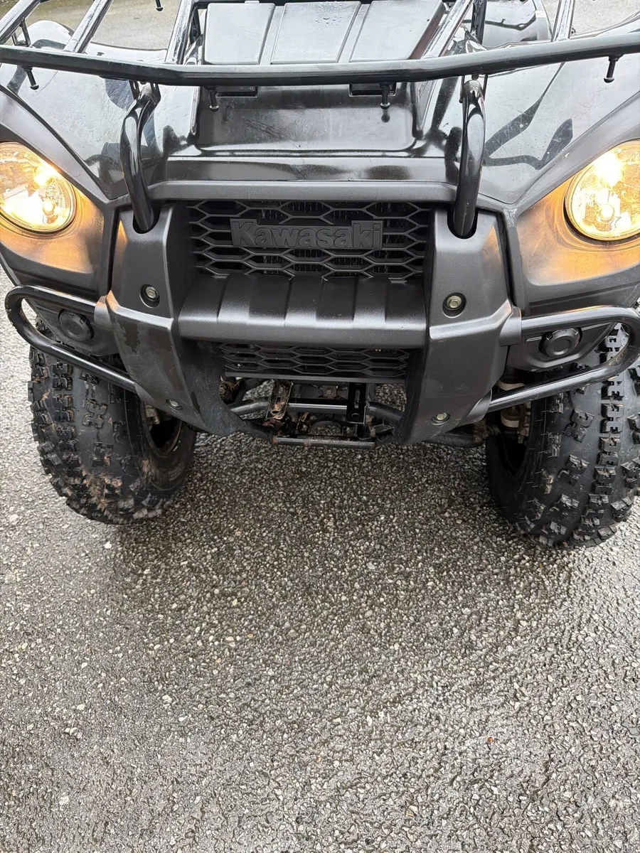 Kawasaki KVF300 farm quad & quad trailer - Image 4