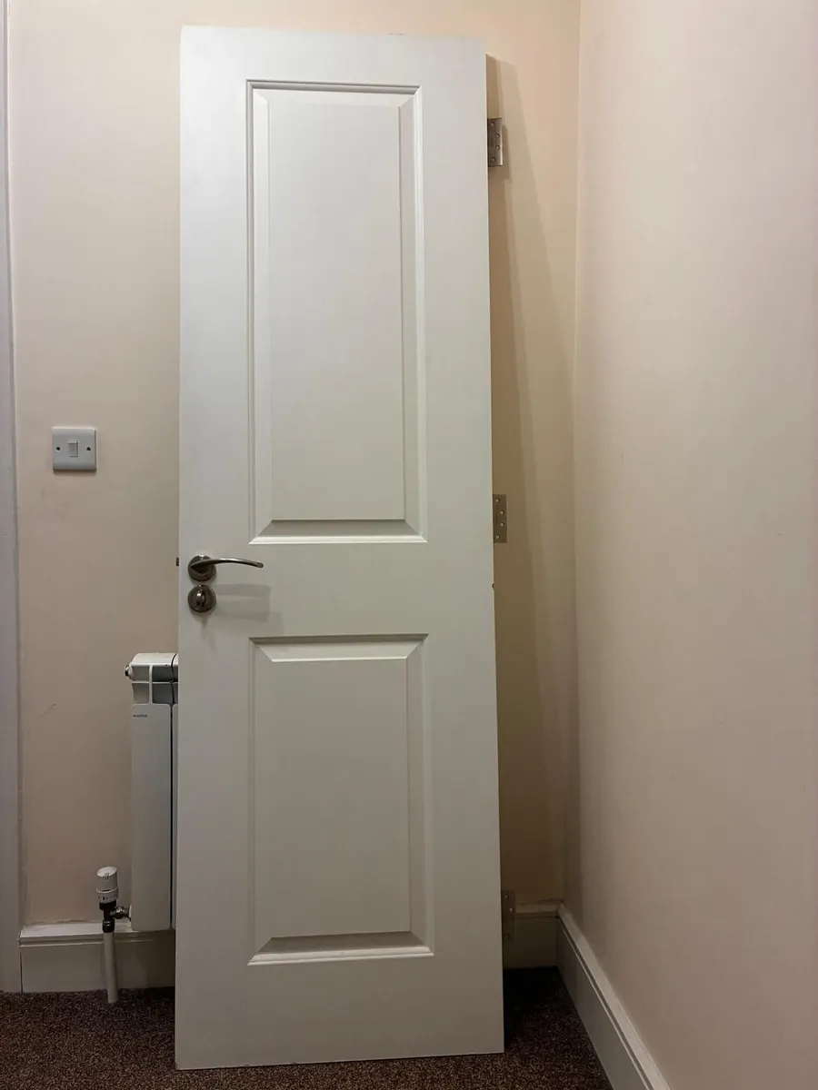 interior door with handle